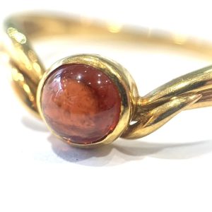 K18 18金 750 リング 石あり